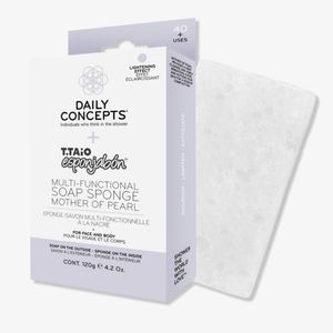 3/$15 Daily Concepts MULTI-FUNCTIONAL SOAP SPONGE MOTHER OF PEARL
